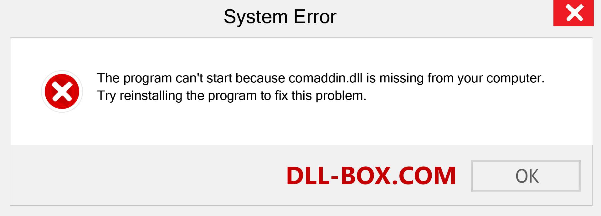  comaddin.dll file is missing?. Download for Windows 7, 8, 10 - Fix  comaddin dll Missing Error on Windows, photos, images