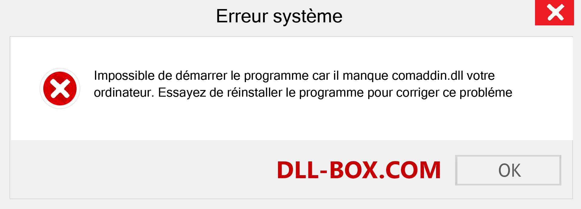 Le fichier comaddin.dll est manquant ?. Télécharger pour Windows 7, 8, 10 - Correction de l'erreur manquante comaddin dll sur Windows, photos, images